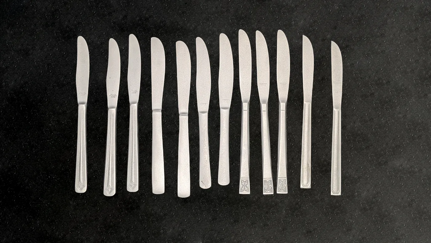Japanese Butter Knife styles