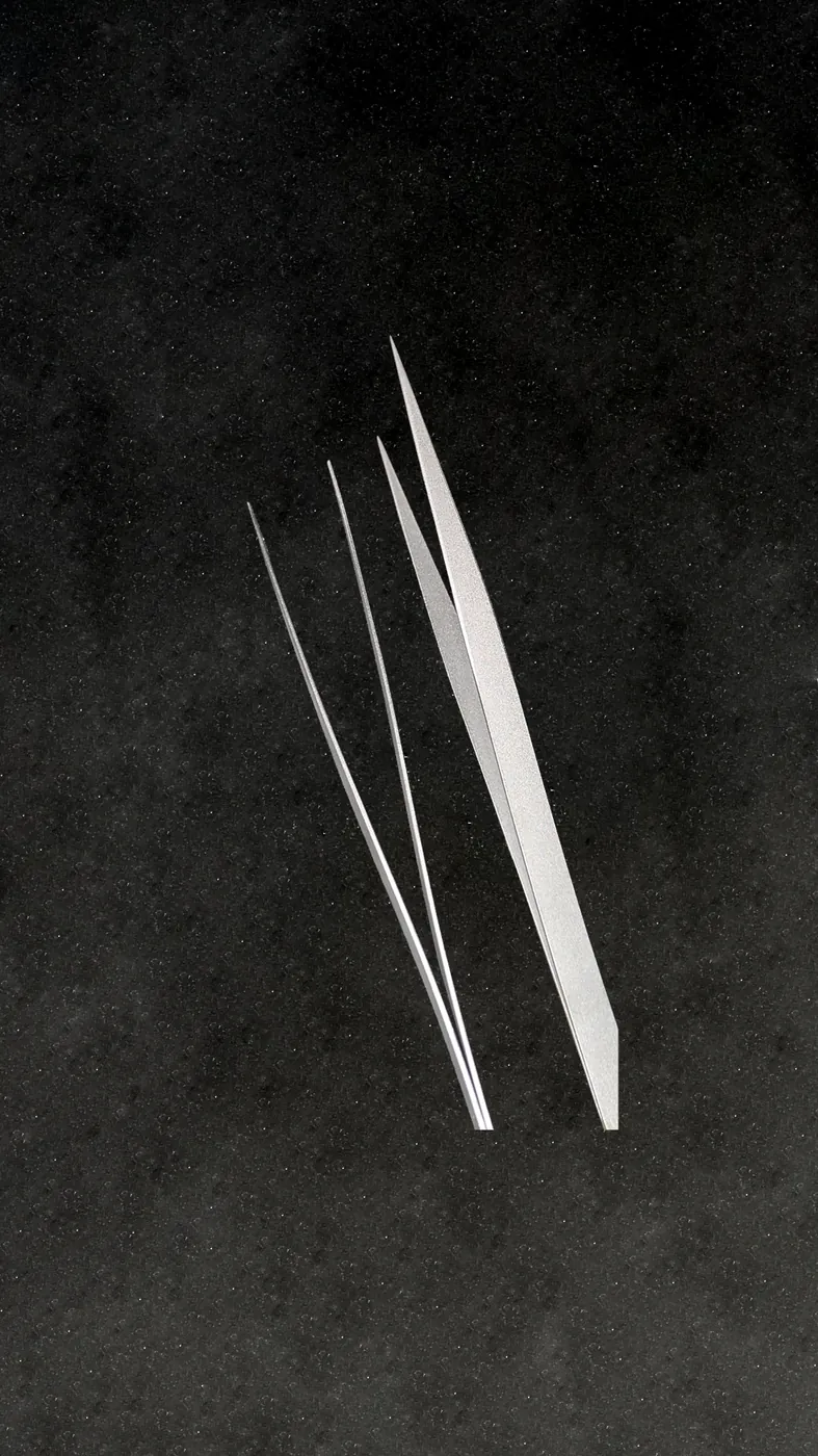 Mini straight tweezers, view 2