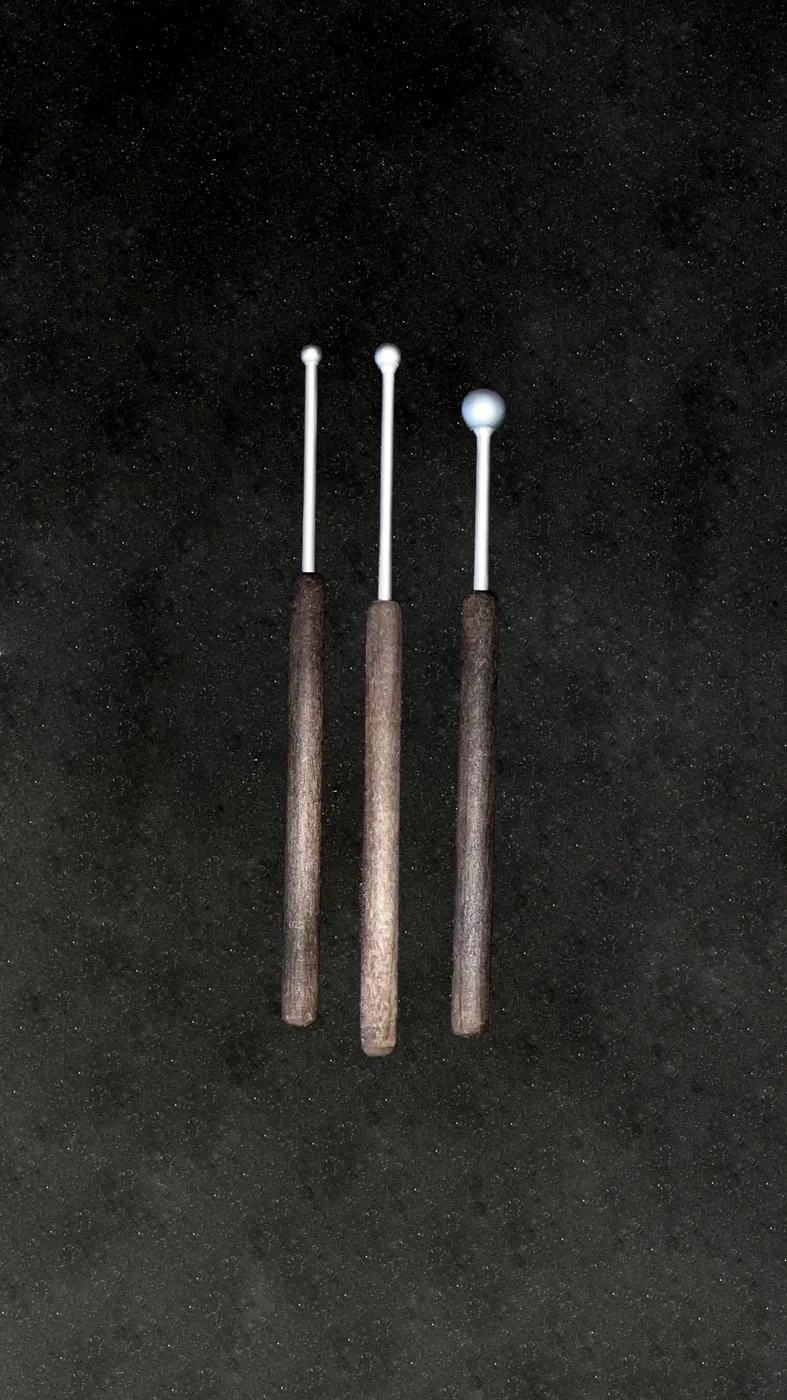 Wood Handle Ball Push